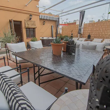 فيلة 10pax Terraza Minipiscina-jacuzzi Parking Free إشبيلية