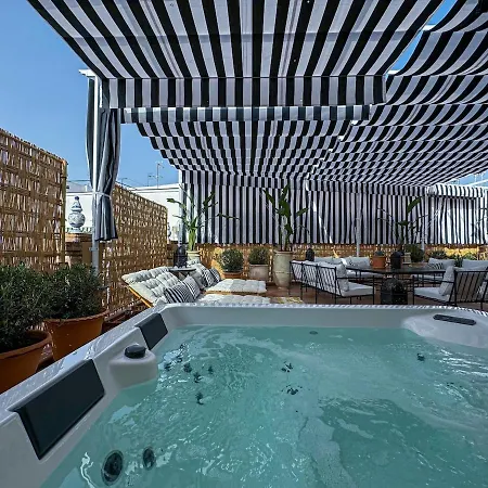 10pax Terraza Minipiscina-jacuzzi Parking Free *